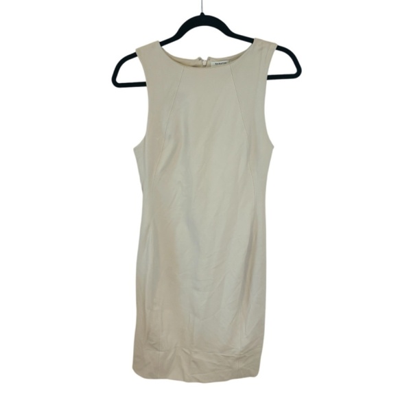 Aritzia Babaton Cream Miguel Sheath dress Sz 8 - Picture 2 of 8